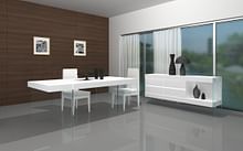 Sky Modern Dining Table in High Gloss
